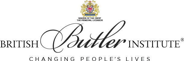The British Butler Institute logo in black